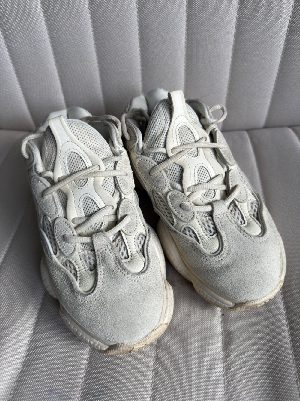 Authentic Adidas Yeezy 500 Bone White - Men's Size 4.5 / Women's 5.5 - Picture 2 of 5